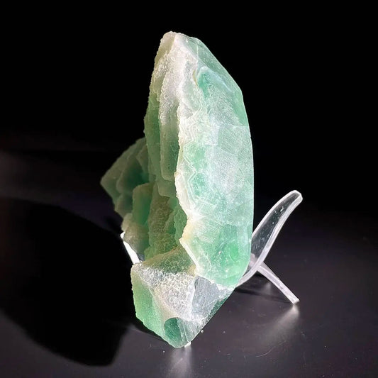 Natural Green Fluorite Crystal Specimen | Hunan, China | 800g | 13.5*10*4cm