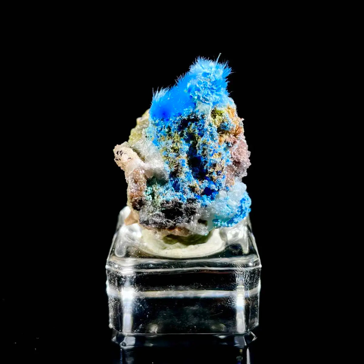 Natural Cyanotrichite Mineral Specimen | 20 g | 3*2.5*2 cm | Cyanotrichite Minerals | Morocco/DRC