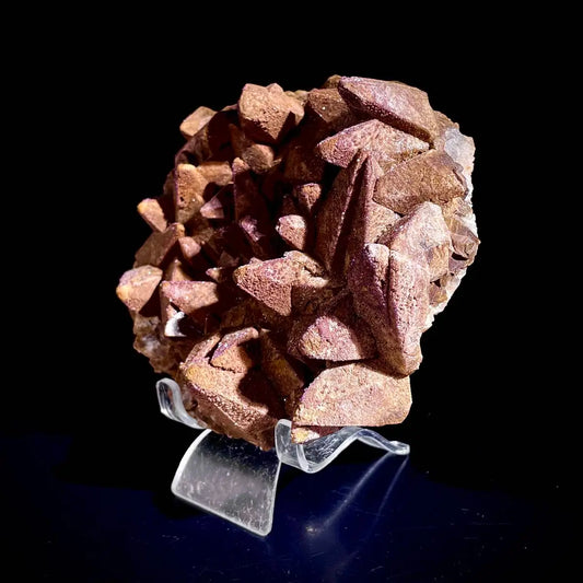 A482-Natural Dogtooth Calcite Crystal Cluster on Matrix | Rare Carbonate Mineral Specimen | Mineral Collection | 790 g | 14*12*4 cm