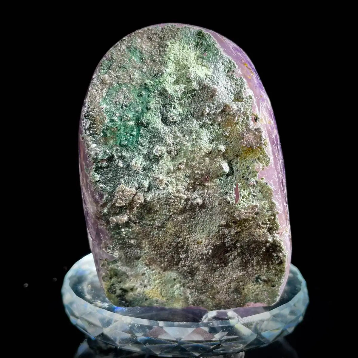 A452-Natural Uruguay Amethyst Crystal Cluster on Matrix | Rare Quartz Mineral Specimen | Mineral Collection | 600 g | 9*7*7.5 cm