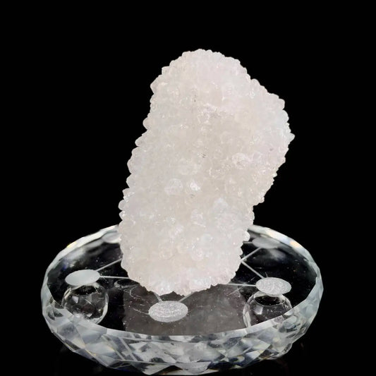 Natural Indian Apophyllite Crystal Cluster | India || 200g | 3.5 × 8 × 5cm | Quartz & Carbonate Mineral Specimen | Uruguay