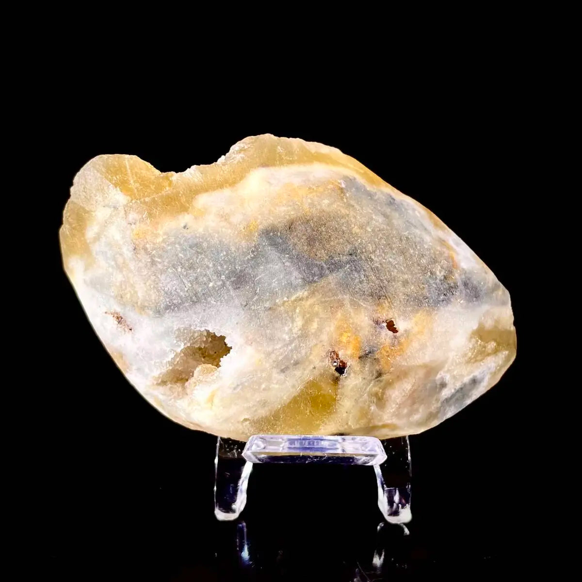 Henan Yellow Fluorite | Natural Golden Fluorite Mineral Specimen | 96 g | 7.5*4.5*3.5 cm