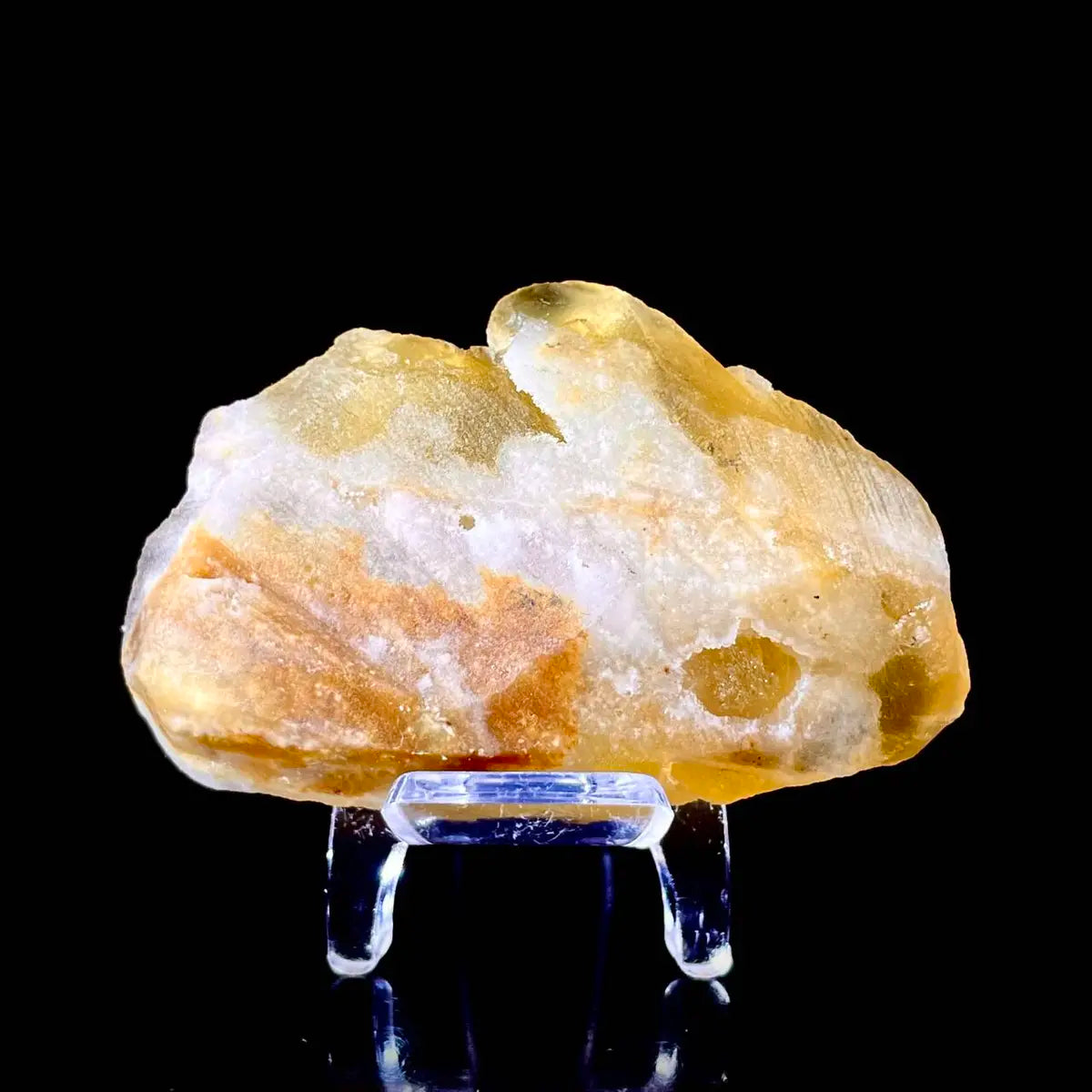 Henan Yellow Fluorite | Natural Golden Fluorite Mineral Specimen | 63 g | 6*3.5*2 cm