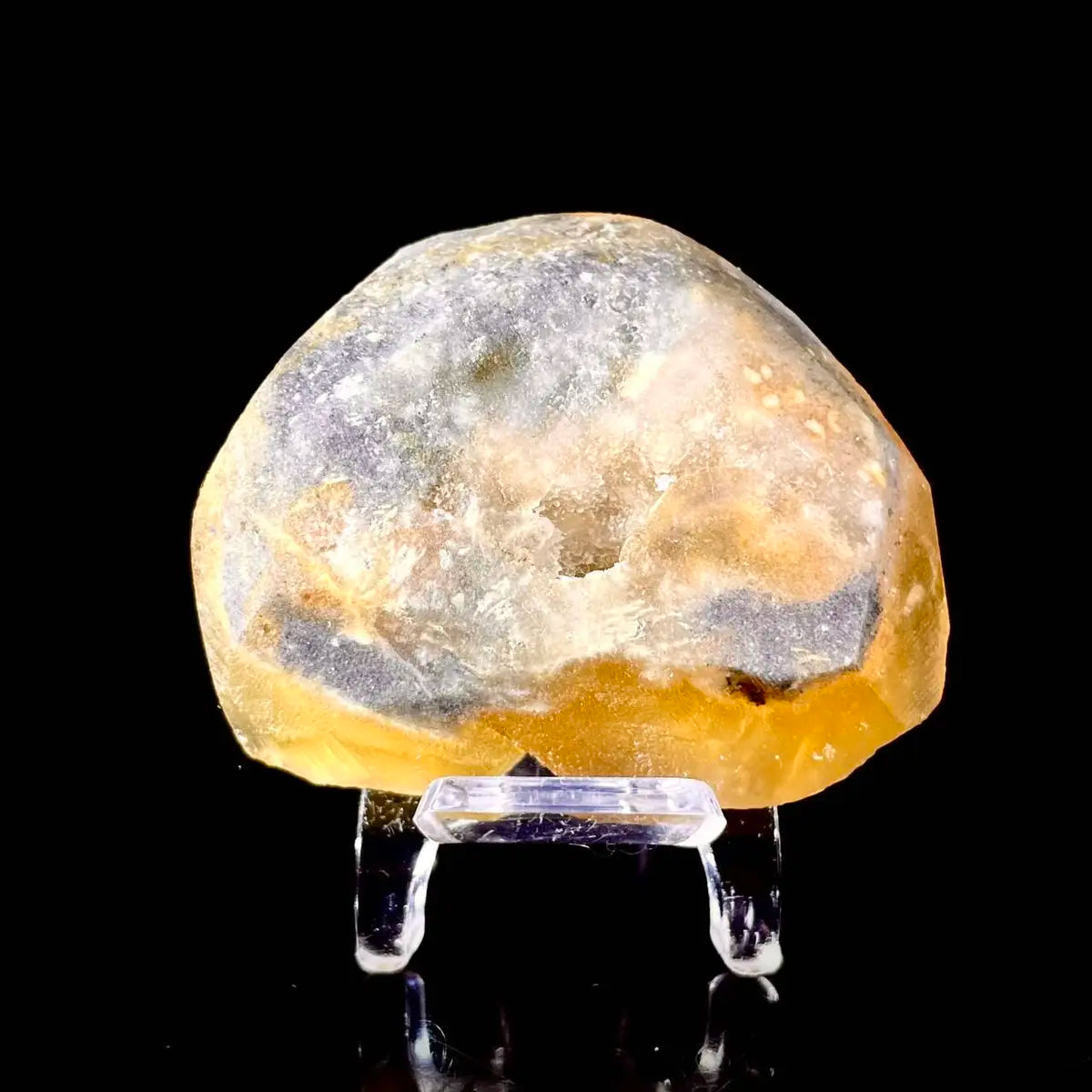 Henan Yellow Fluorite | Natural Golden Fluorite Mineral Specimen | 76 g | 5.5*4*2 cm