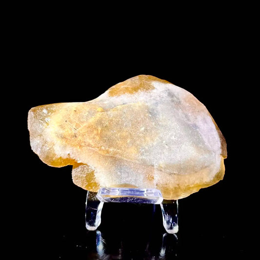 A921-Henan Yellow Fluorite | Natural Golden Fluorite Mineral Specimen | 75 g | 6*4.5*3 cm