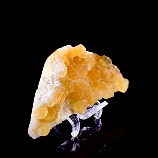 A927-Henan Yellow Fluorite | Natural Golden Fluorite Mineral Specimen | 68 g | 8.5*4*1.5 cm