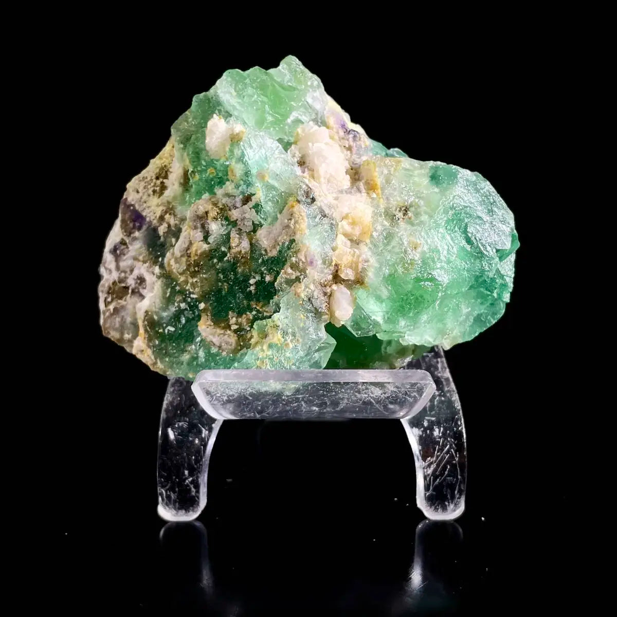XHL Fluorite from Hunan, China | Natural Mineral Specimen Display Piece | 260 g | 8*5.5*4 cm