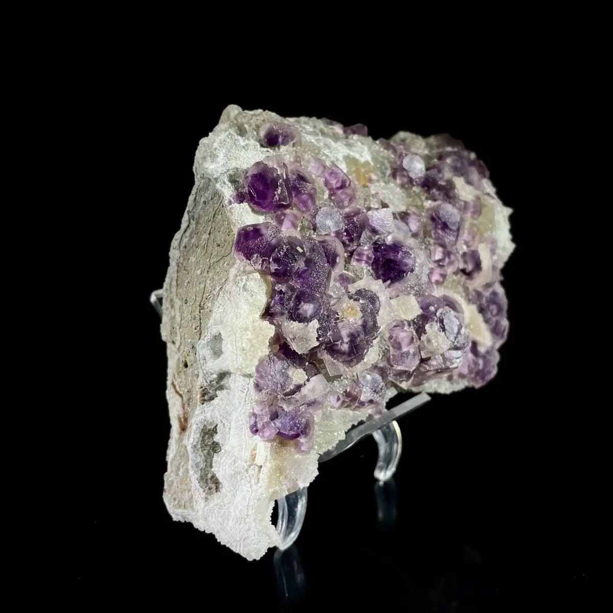 Zhejiang Octahedral Fluorite Crystal Cluster | Natural Purple Fluorite Mineral Specimen | 1010 g | 14*10*7 cm