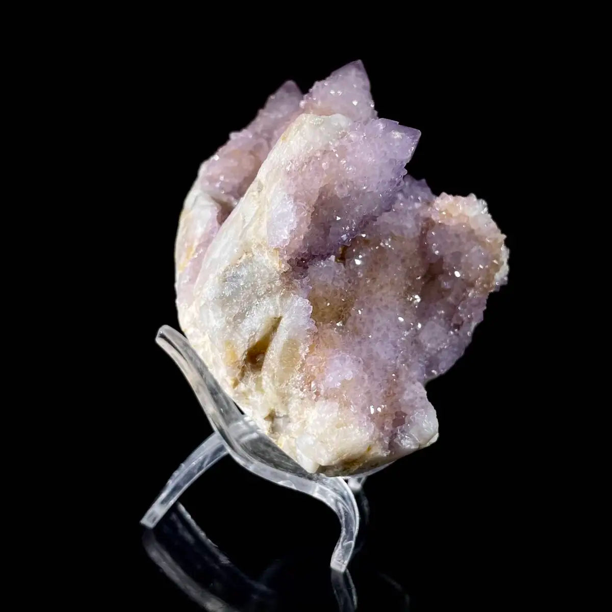 Cactus Quartz Crystal Cluster (Spirit Quartz) | Natural Quartz Mineral Specimen | 420 g | 9*7.5*6 cm