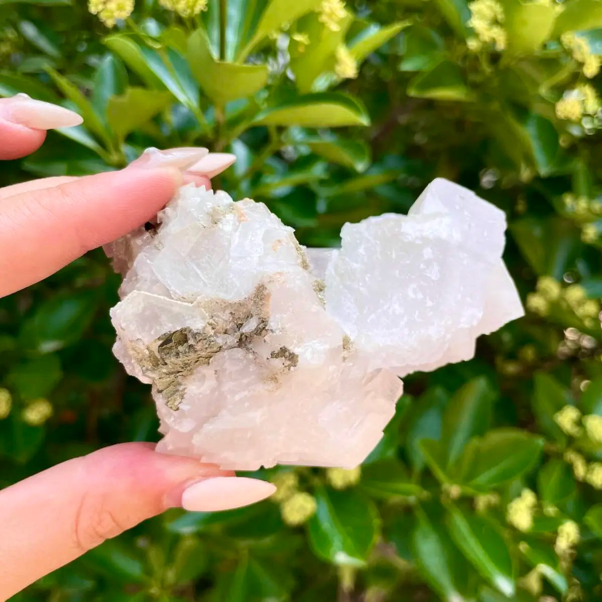 Yaogangxian Pink Calcite Foliated Crystal Cluster | Natural Pink Calcite Mineral Specimen | 190 g | 10*6*5 cm