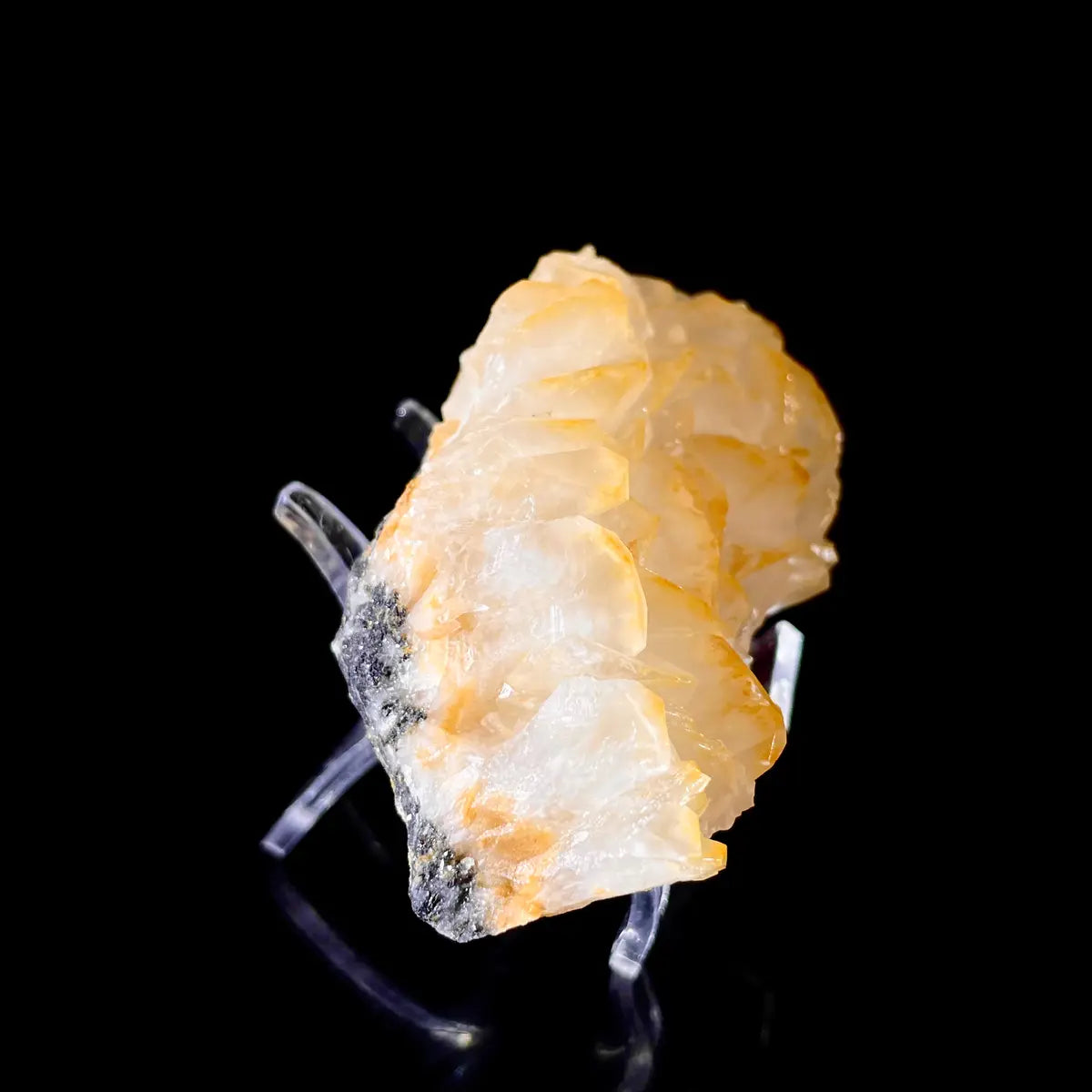 Platy Calcite Crystal Cluster | Natural Foliated Calcite Mineral Specimen | 230 g | 4*11*4.5 cm