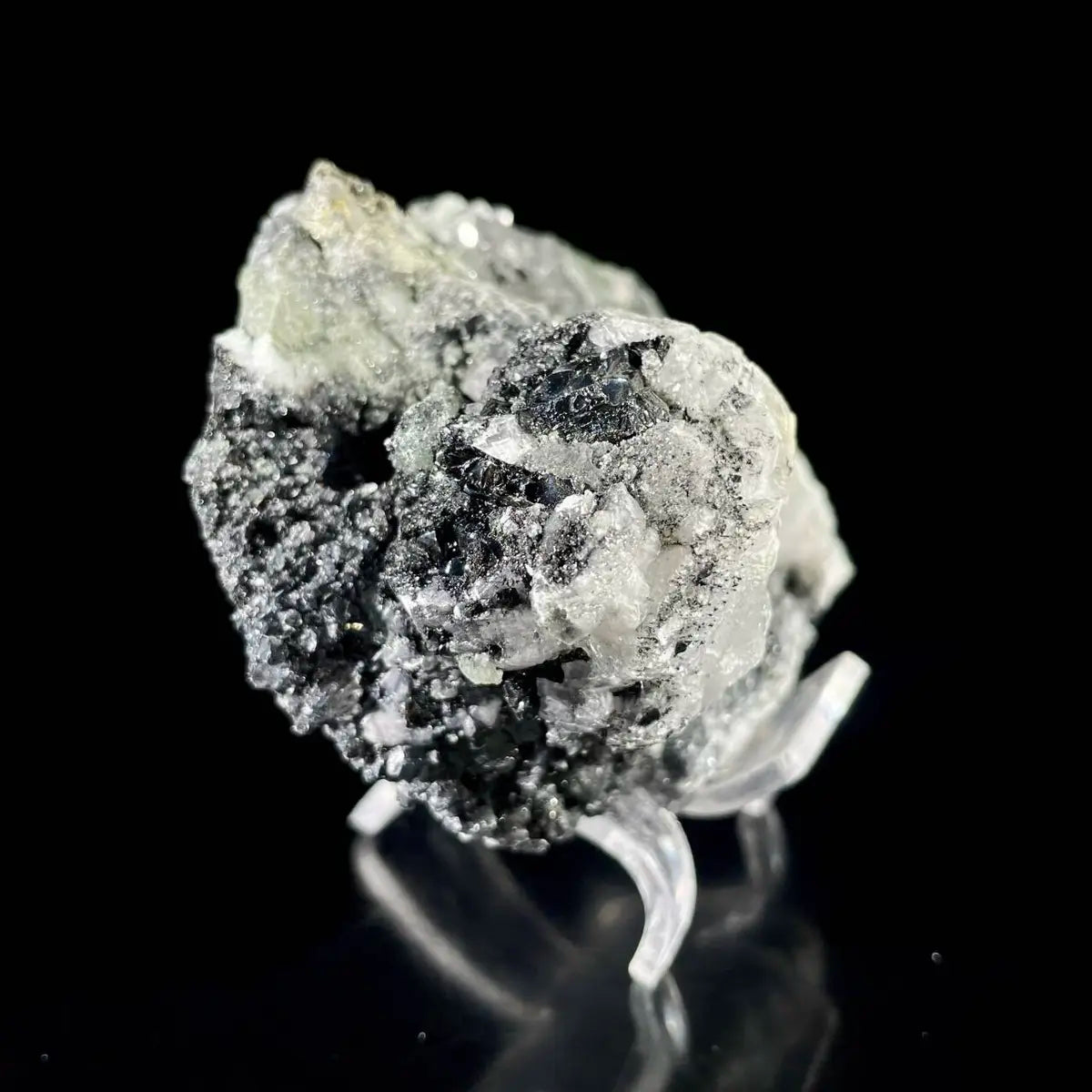 Calcite with Prehnite Association | Natural Mineral Specimen Display Piece | 260 g | 9.5*7.5*4.5 cm