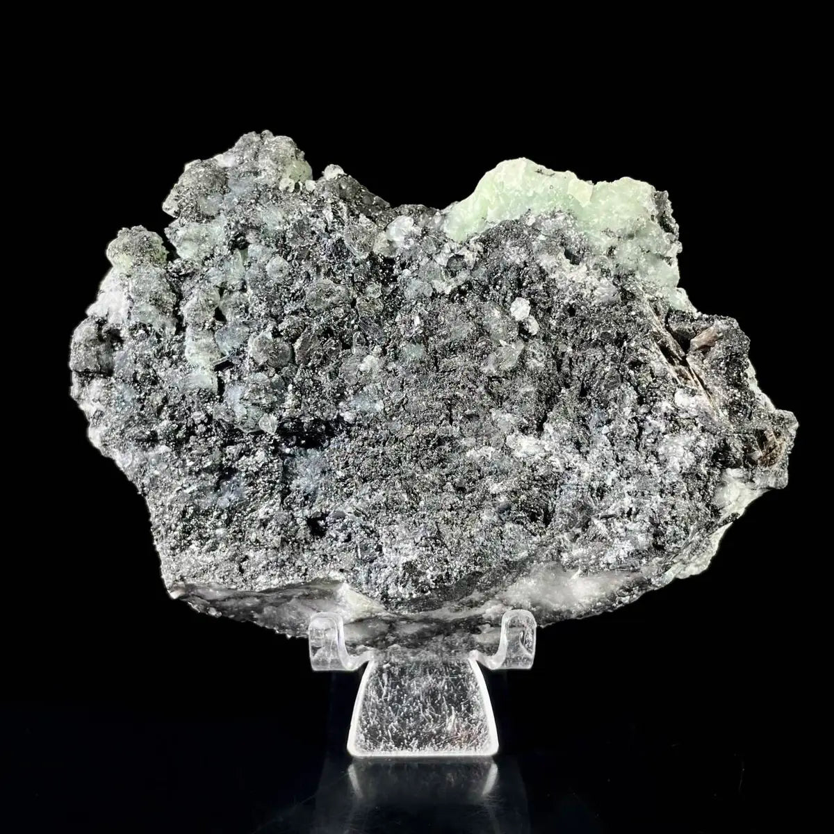 Calcite with Prehnite Association | Natural Mineral Specimen Display Piece | 530 g | 14.5*10*4 cm