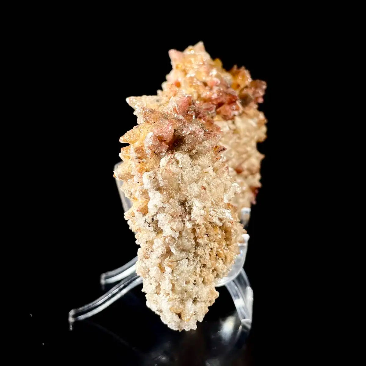 Natural Dogtooth Calcite with Selenite on Matrix | Rare Mineral Association Specimen | Mineral Collection | 270 g | 13*7.5*4 cm