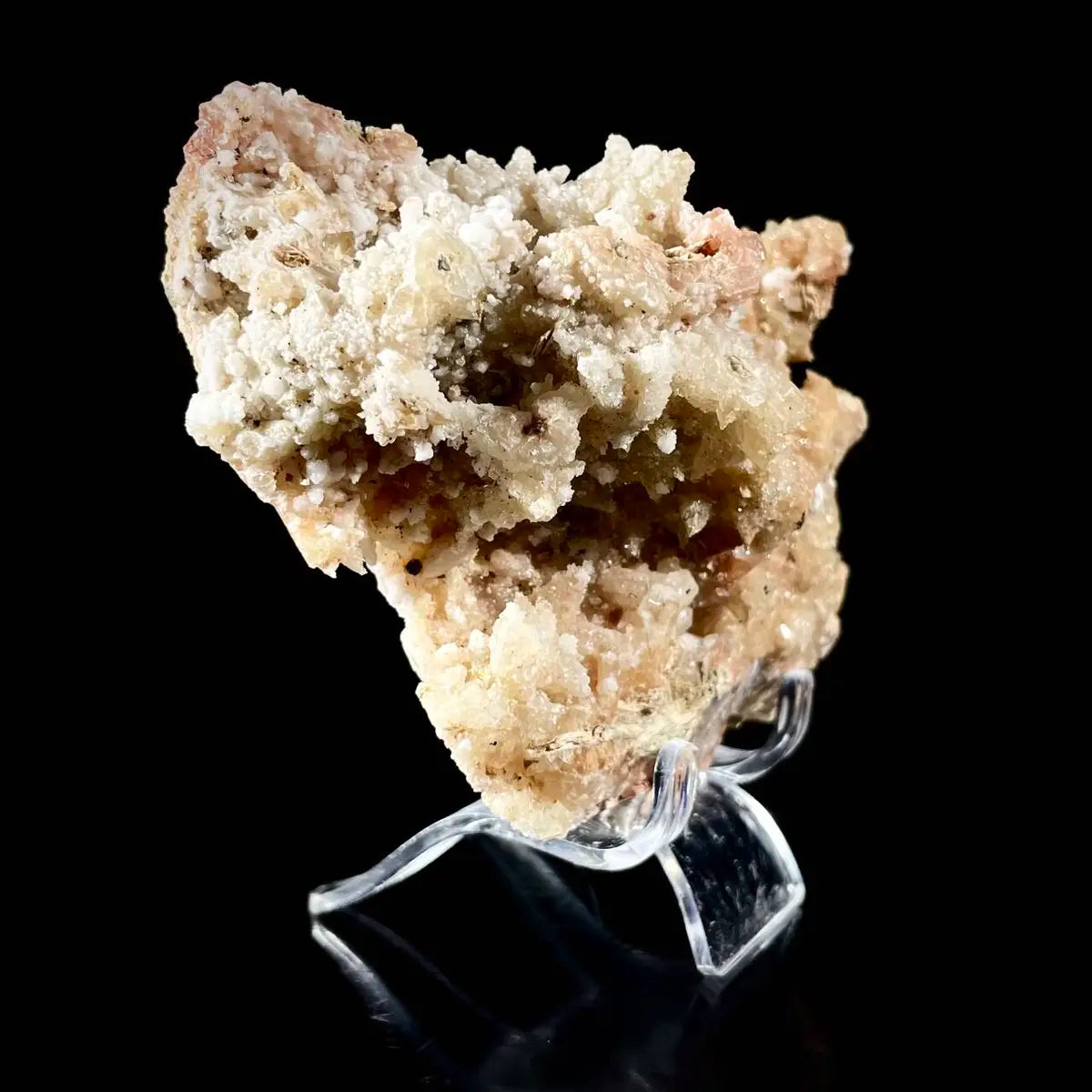 Natural Dogtooth Calcite with Selenite on Matrix | Rare Mineral Association Specimen | Mineral Collection | 420 g | 12*10*6 cm