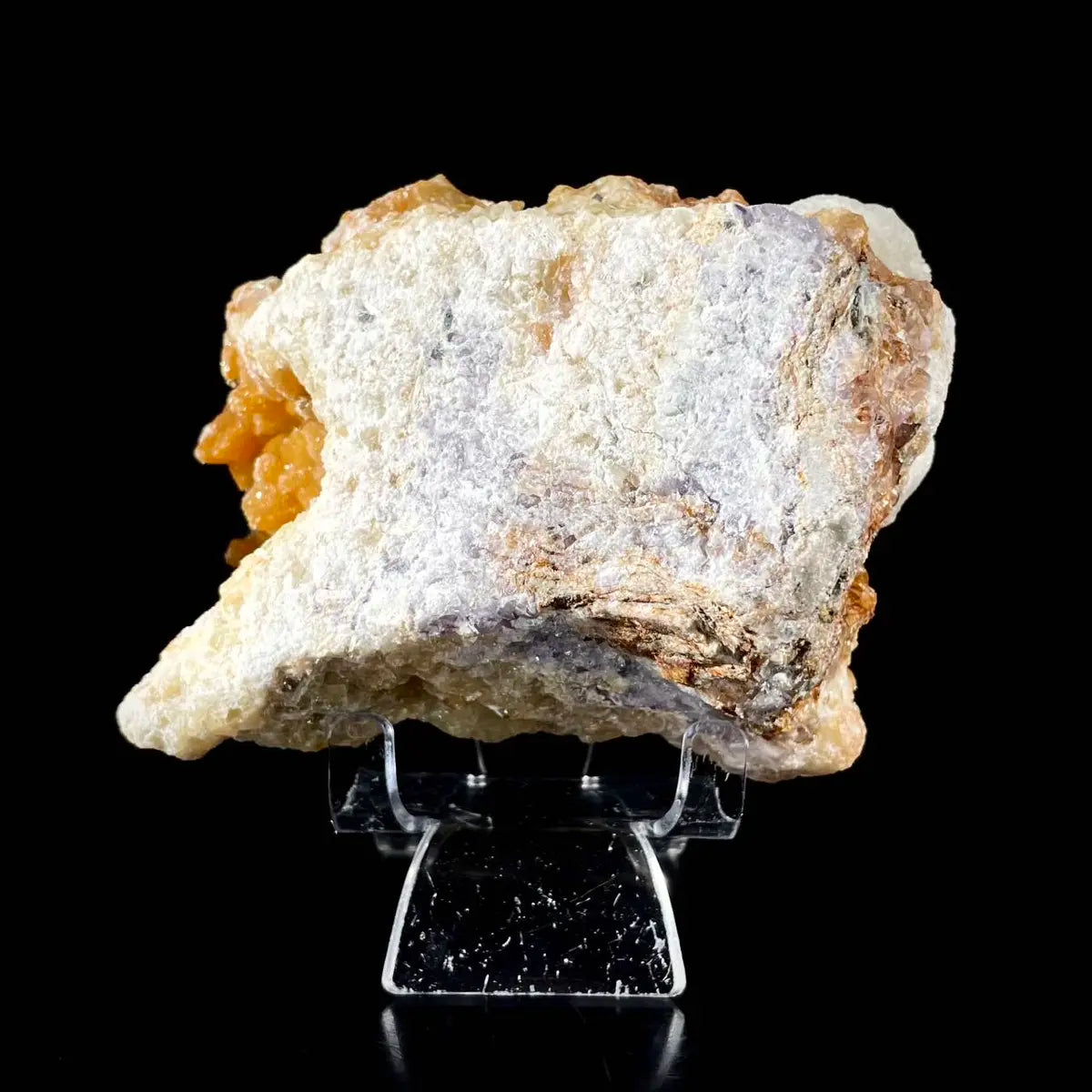 Natural Dogtooth Calcite with Selenite on Matrix | Rare Mineral Association Specimen | Mineral Collection | 970 g | 12*8*9 cm