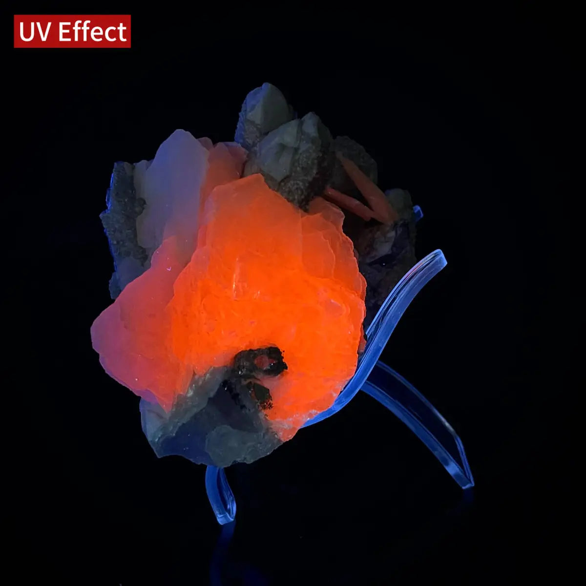Calcite with Candle Quartz Association | Natural Mineral Specimen Display Piece | 340 g | 9*7*6 cm