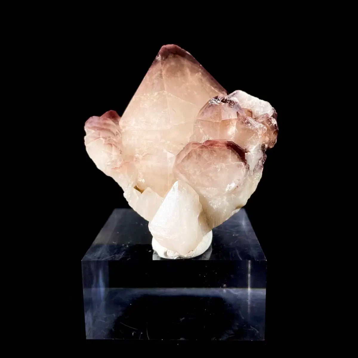 Natural Red Phantom Elestial Quartz on Matrix | Rare Phantom Quartz Mineral Specimen | High-Grade Collector’s Piece | 130 g | 5.5*6.5*5 cm