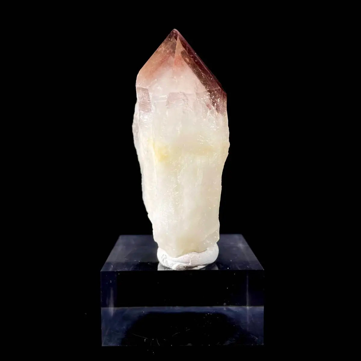 Natural Red Phantom Elestial Quartz on Matrix | Rare Phantom Quartz Mineral Specimen | High-Grade Collector’s Piece | 100 g | 7.5*4*3 cm