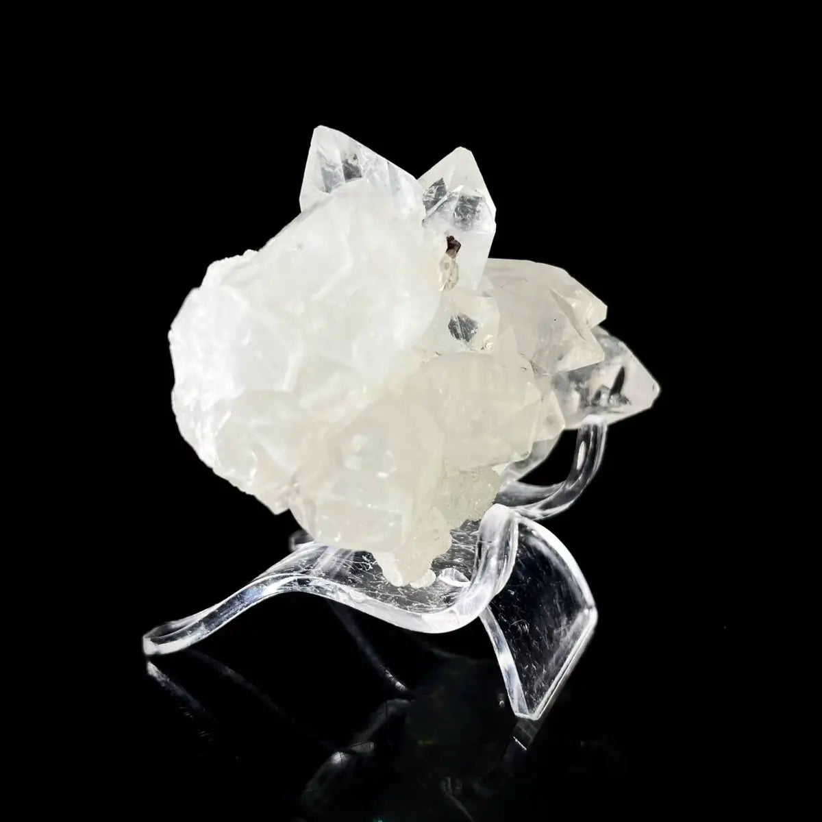Natural Indian Diamond Aphophyllite Specimen | Rare Crystal Habit Mineral on Matrix | Collector’s Grade | 110 g | 7.5*5.5*4 cm