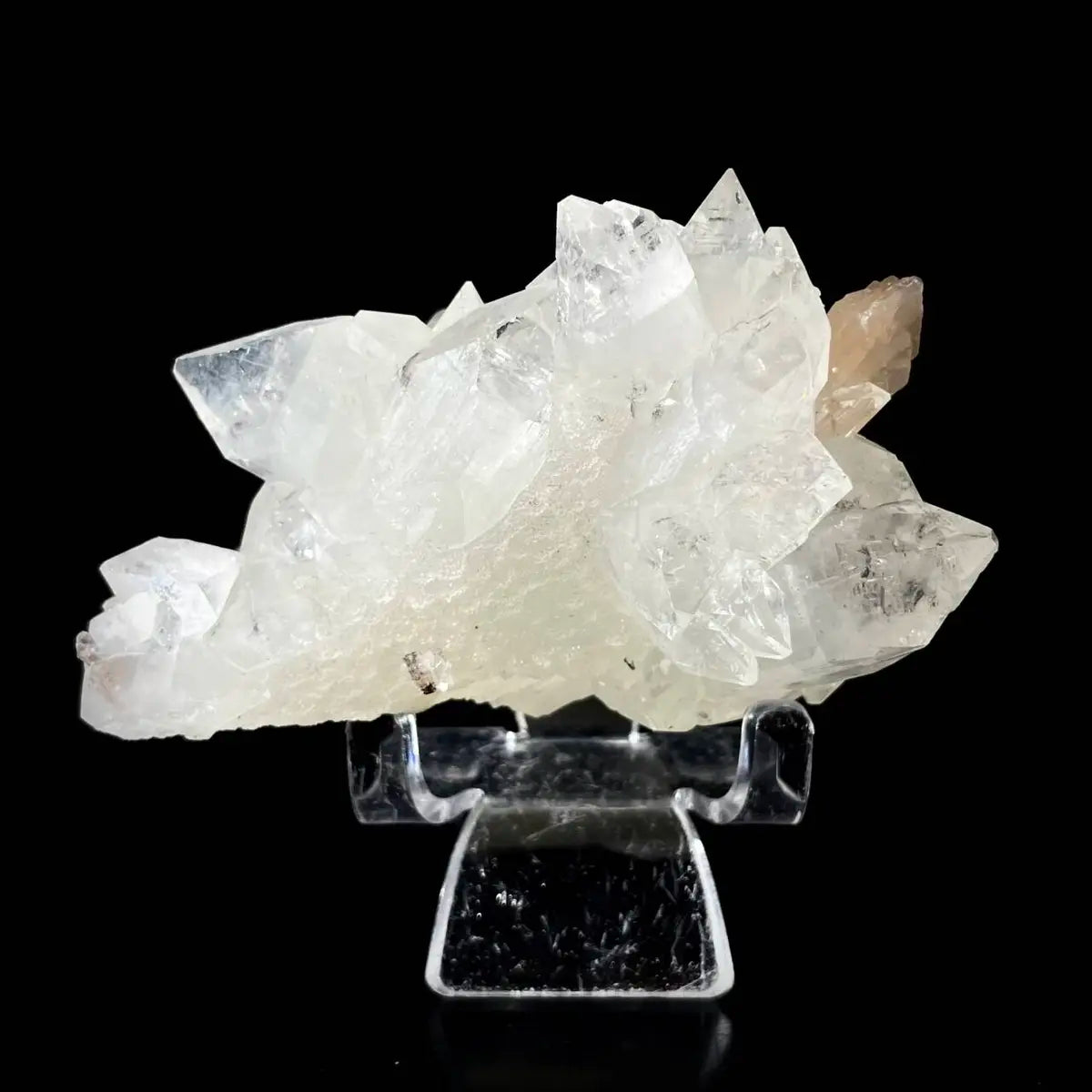 Natural Indian Diamond Aphophyllite Specimen | Rare Crystal Habit Mineral on Matrix | Collector’s Grade | 190 g | 8.5*6*4.5 cm