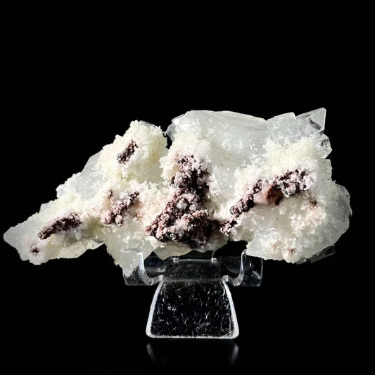 B106-Natural Indian Diamond Aphophyllite Specimen | Rare Crystal Habit Mineral on Matrix | Collector’s Grade | 200 g | 11.5*5.5*5 cm