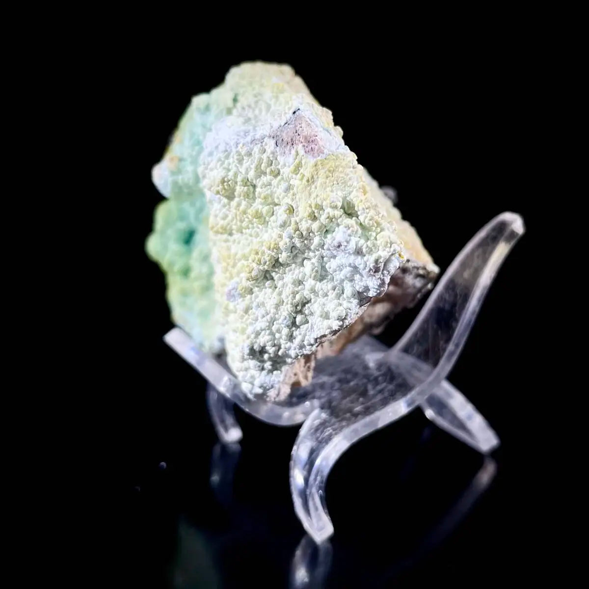 Gibbsite with Hemimorphite Mineral Specimen | Natural Associated Crystal Cluster | 120 g | 8*5.5*5 cm