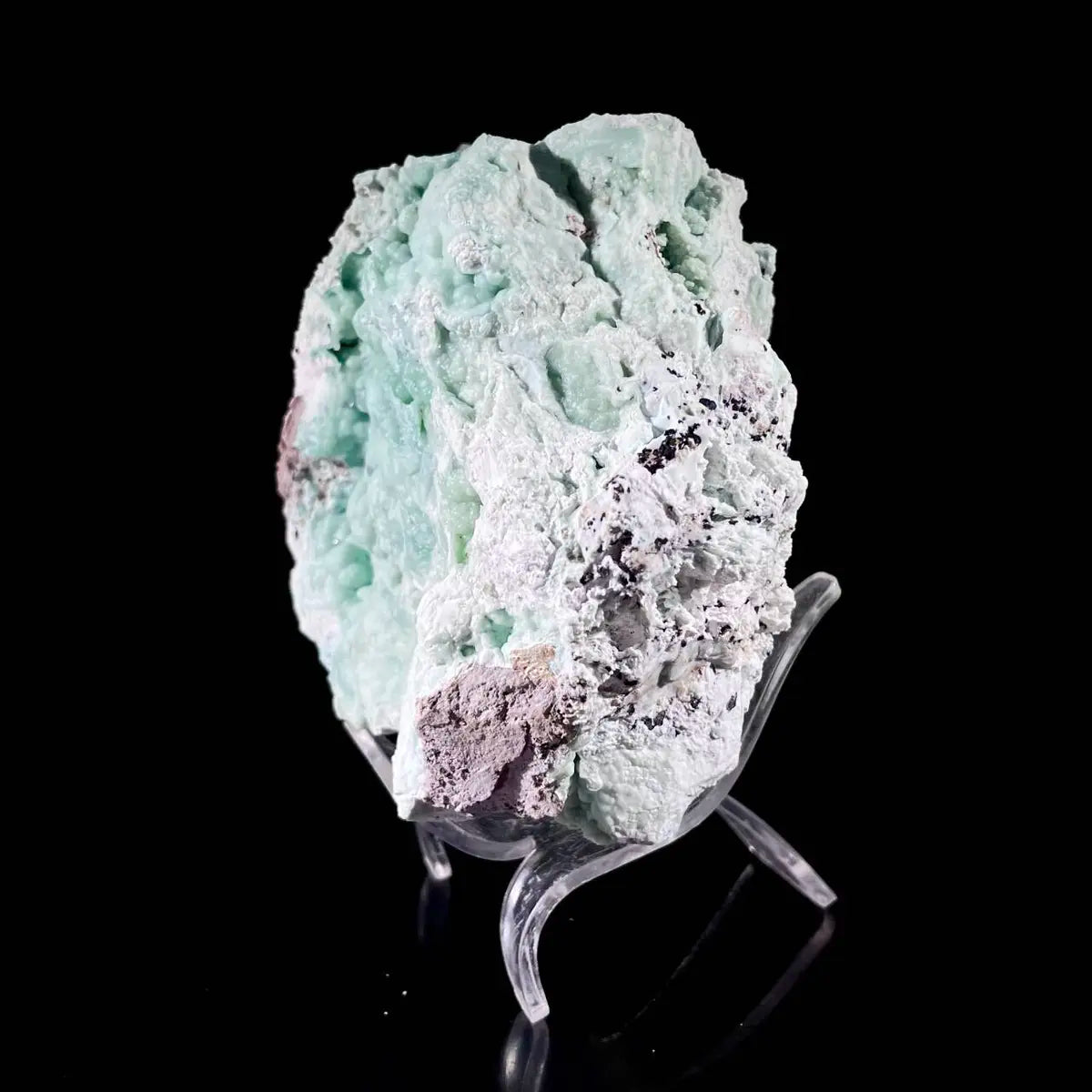 Gibbsite with Hemimorphite Mineral Specimen | Natural Associated Crystal Cluster | 680 g | 12*11*6.5 cm