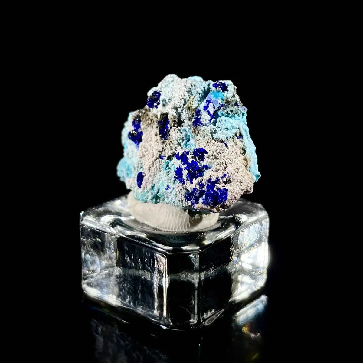 Azurite with Gibbsite Mineral Specimen | Natural Multi-Mineral | 4 g | 3*2.5*1 cm