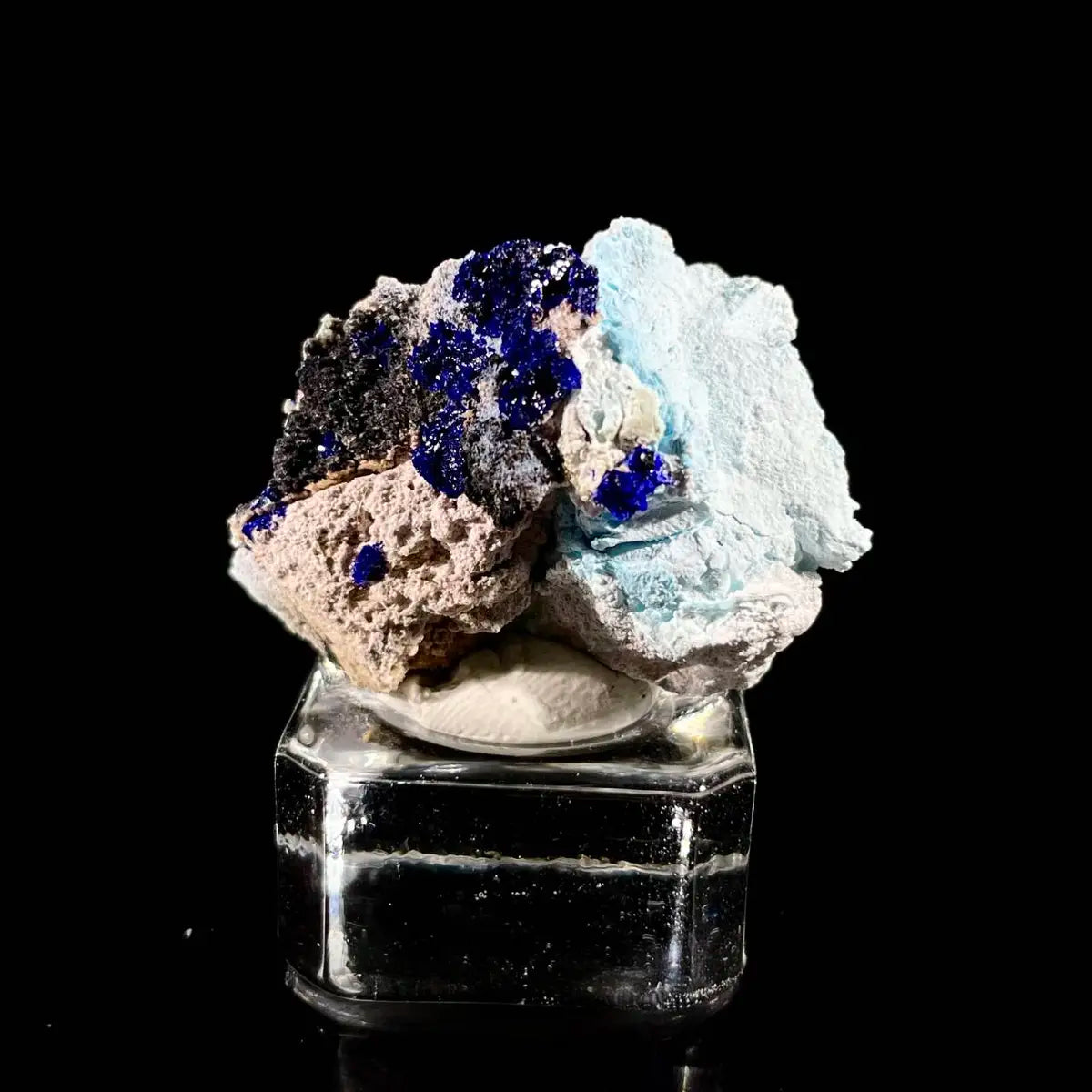 Azurite with Gibbsite Mineral Specimen | Natural Multi-Mineral | 4 g | 3*1*2.5 cm