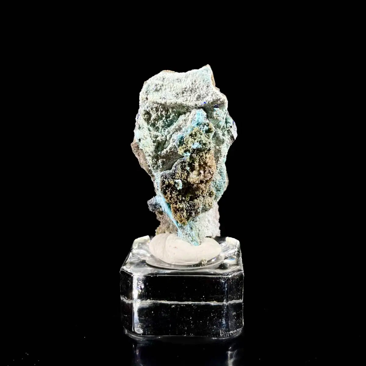 Azurite with Gibbsite Mineral Specimen | Natural Multi-Mineral | 6 g | 4*2*1 cm