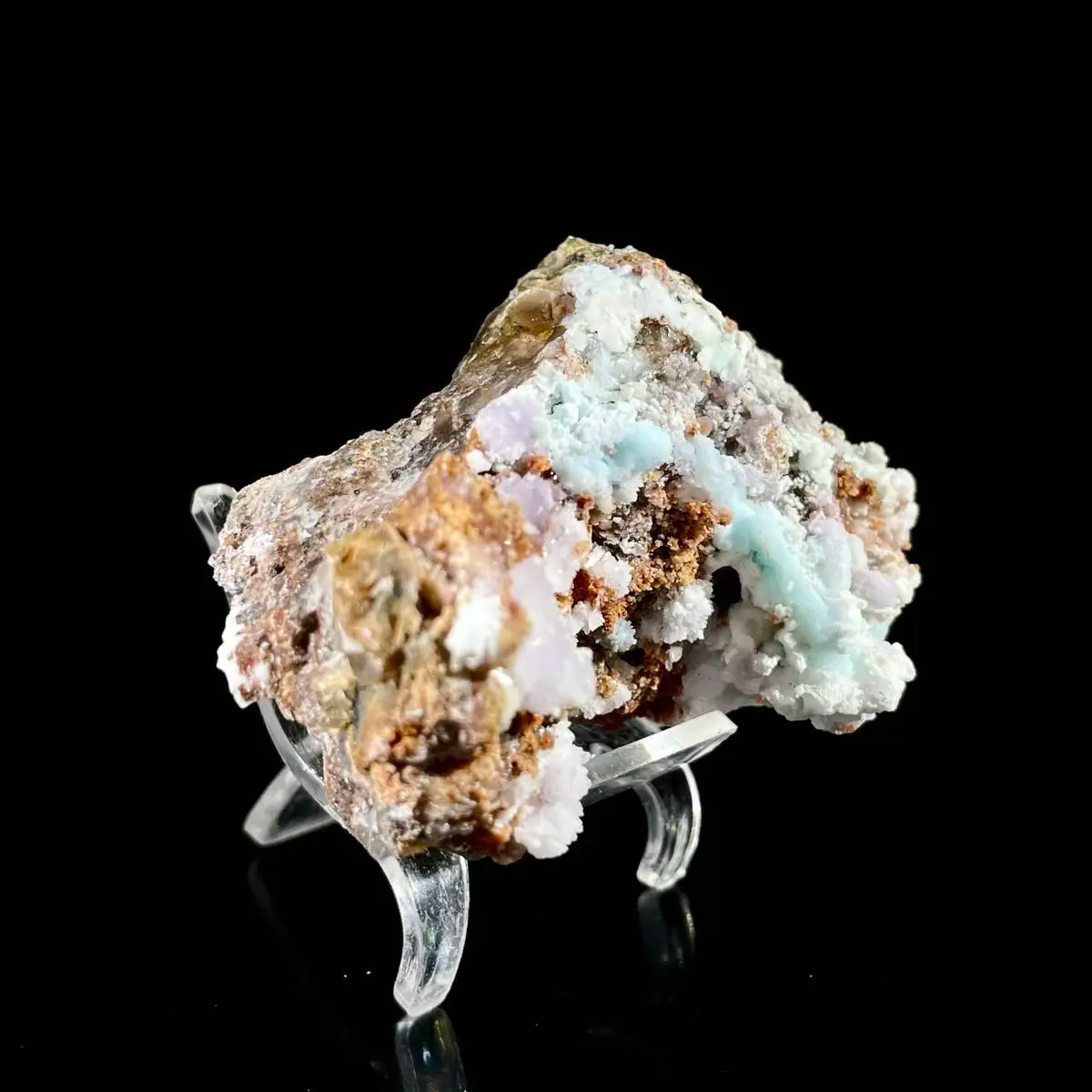 Azurite with Gibbsite Mineral Specimen | Natural Multi-Mineral | 250 g | 9*6*4.5 cm