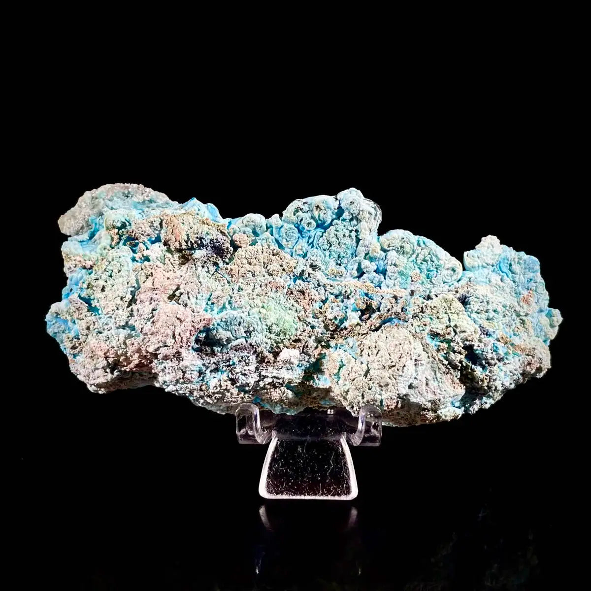 Azurite with Gibbsite Mineral Specimen | Natural Multi-Mineral | 80 g | 11*5*2 cm