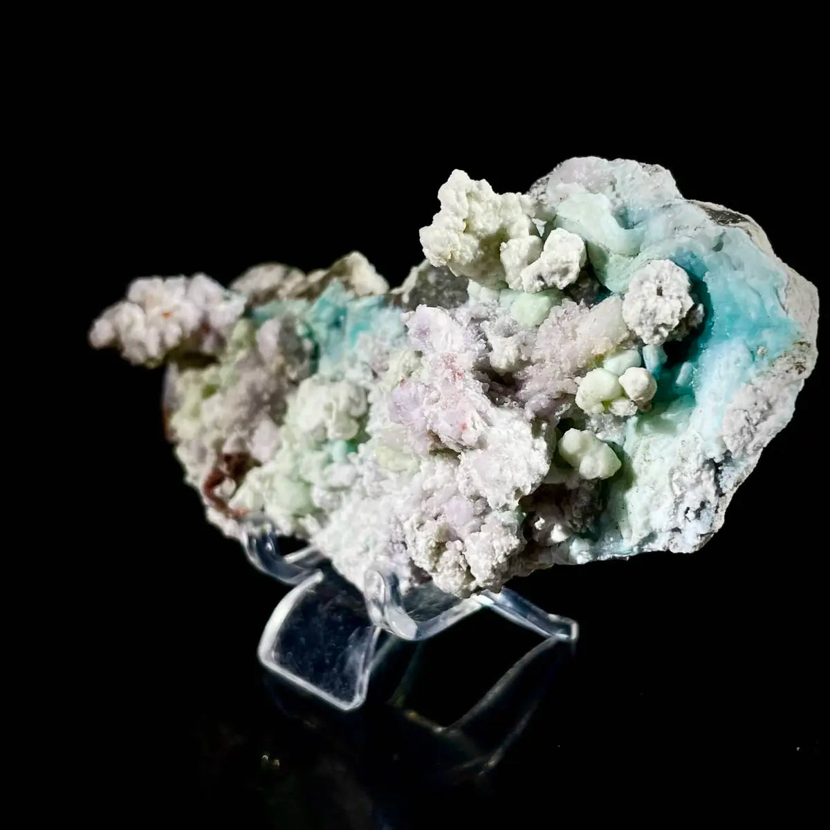 Azurite with Gibbsite Mineral Specimen | Natural Multi-Mineral | 100 g | 11.5*5.5*3 cm
