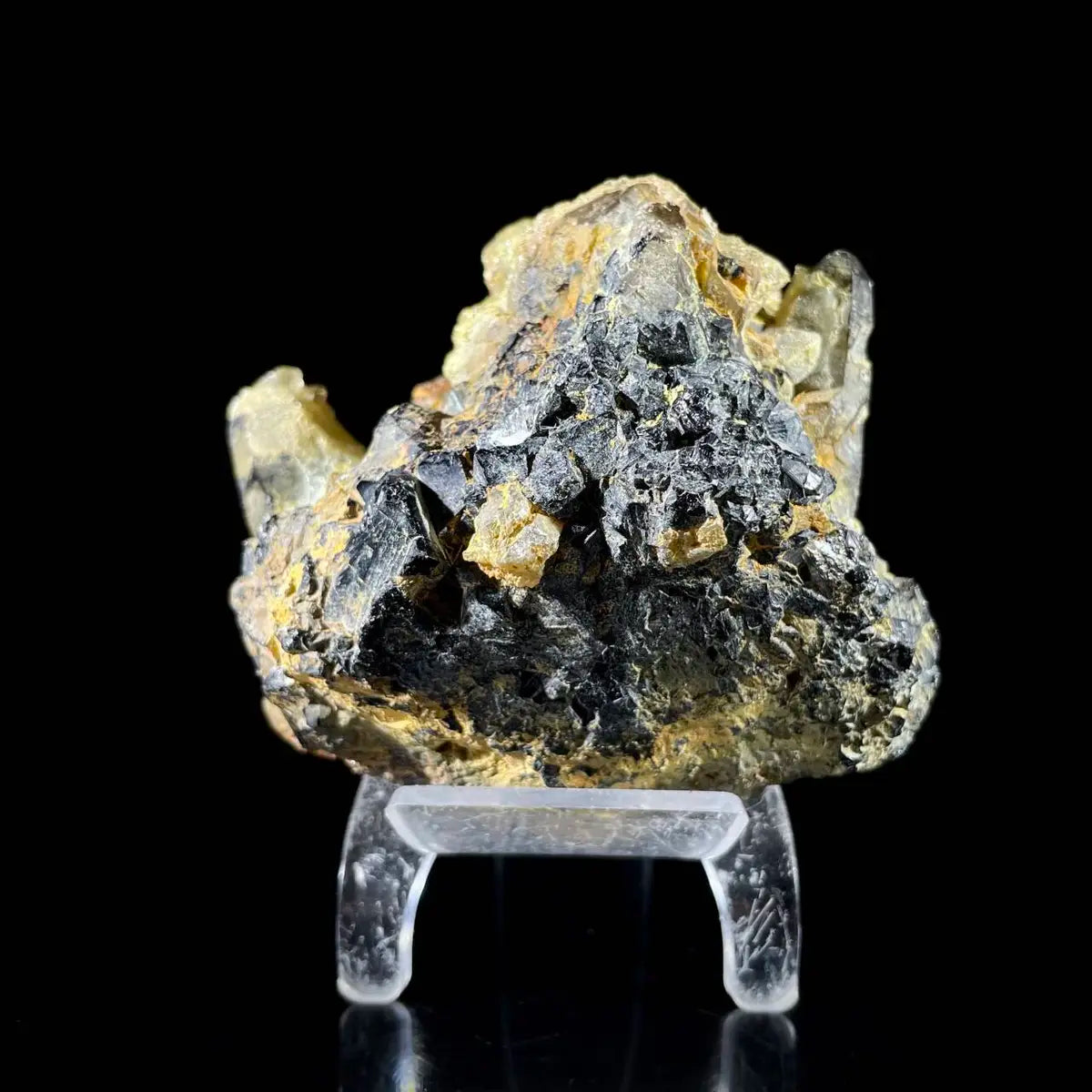 Opal Hyalite Mineral Specimen | Natural Smoky Cluster | Spherical Hydrated Calcium Silicate Formation | 470 g | 9*8*6 cm