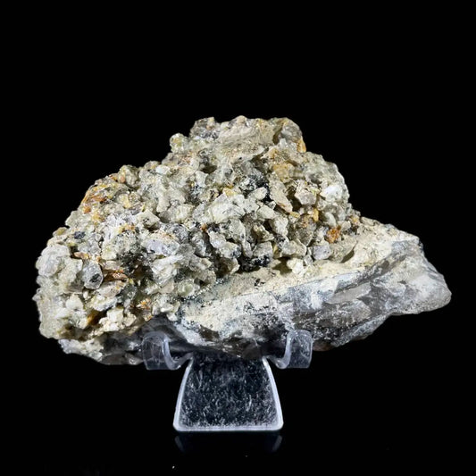Opal Hyalite Mineral Specimen | Natural Smoky Cluster | Spherical Hydrated Calcium Silicate Formation | 250 g | 11.5*7*4 cm
