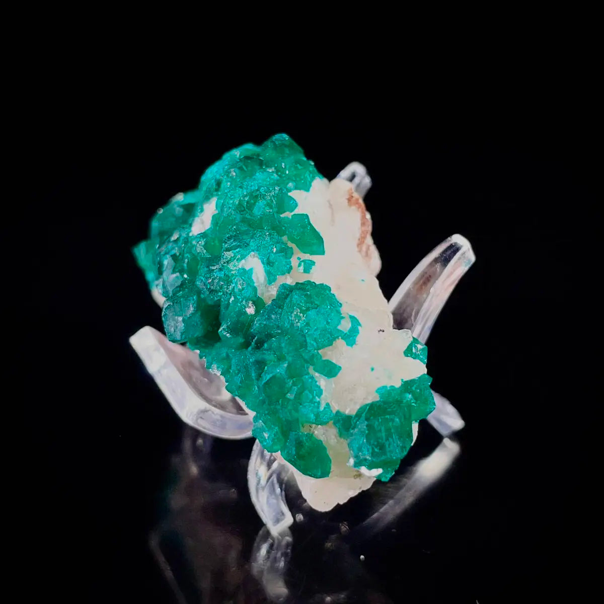 Dioptase Botryoidal Crystal Cluster | Natural Green Copper Carbonate Mineral Specimen | 40 g | 6*2.5*2 cm