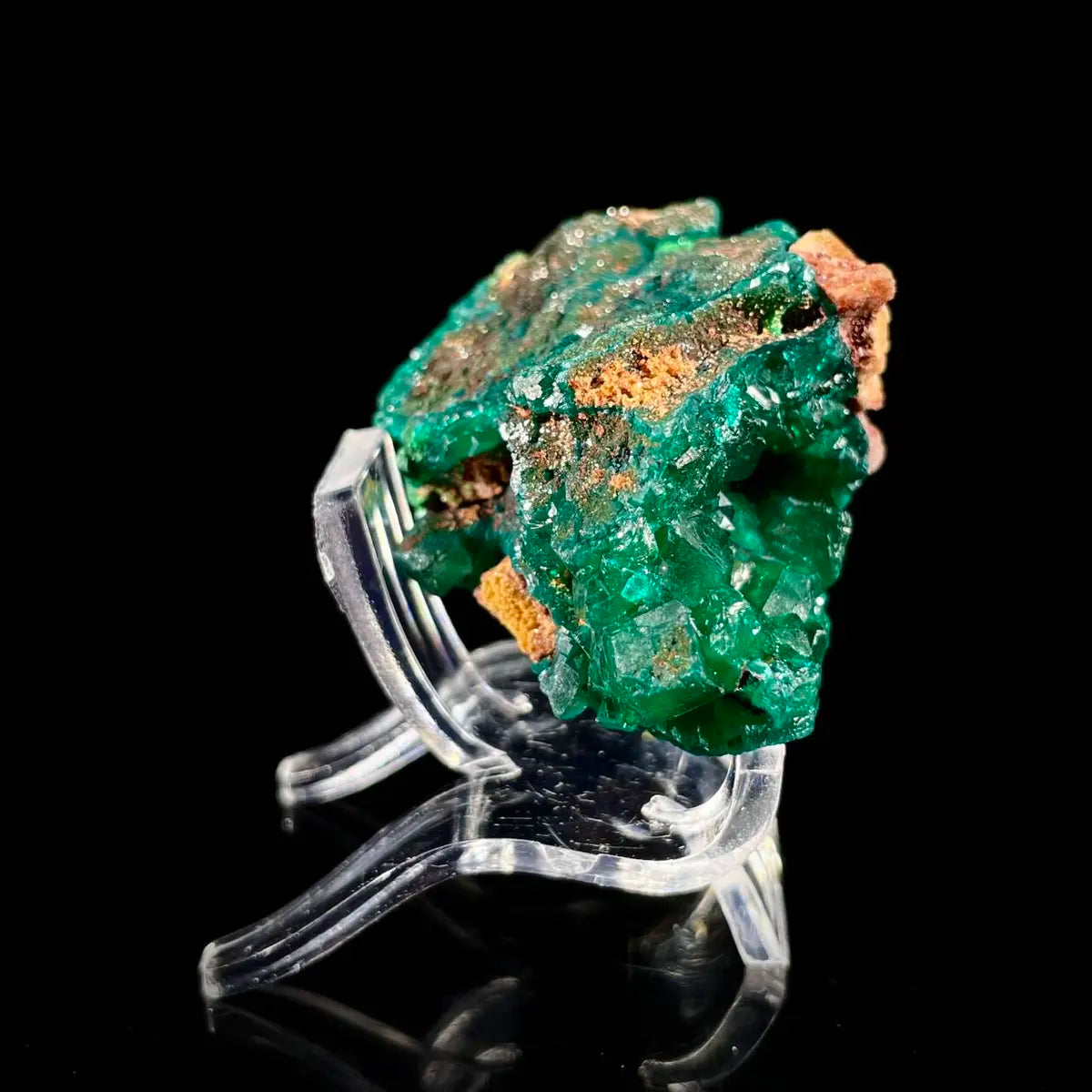 Dioptase Botryoidal Crystal Cluster | Natural Green Copper Carbonate Mineral Specimen | 40 g | 4*3*2.5 cm