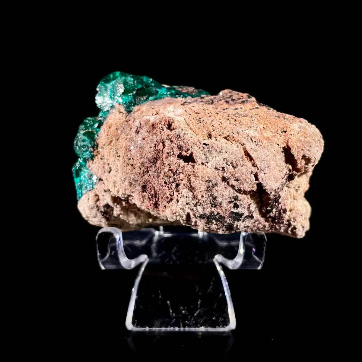 Dioptase Botryoidal Crystal Cluster | Natural Green Copper Carbonate Mineral Specimen | 150 g | 7*4*4 cm