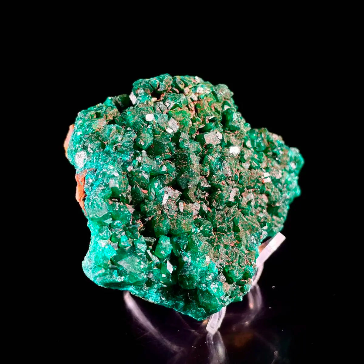 Dioptase Botryoidal Crystal Cluster | Natural Green Copper Carbonate Mineral Specimen | 350 g | 12*8*3.5 cm