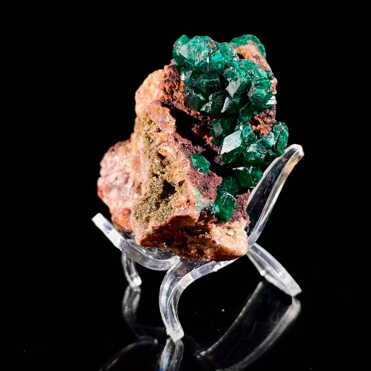 Dioptase Botryoidal Crystal Cluster | Natural Green Copper Carbonate Mineral Specimen | 150 g | 6.5*6*4 cm