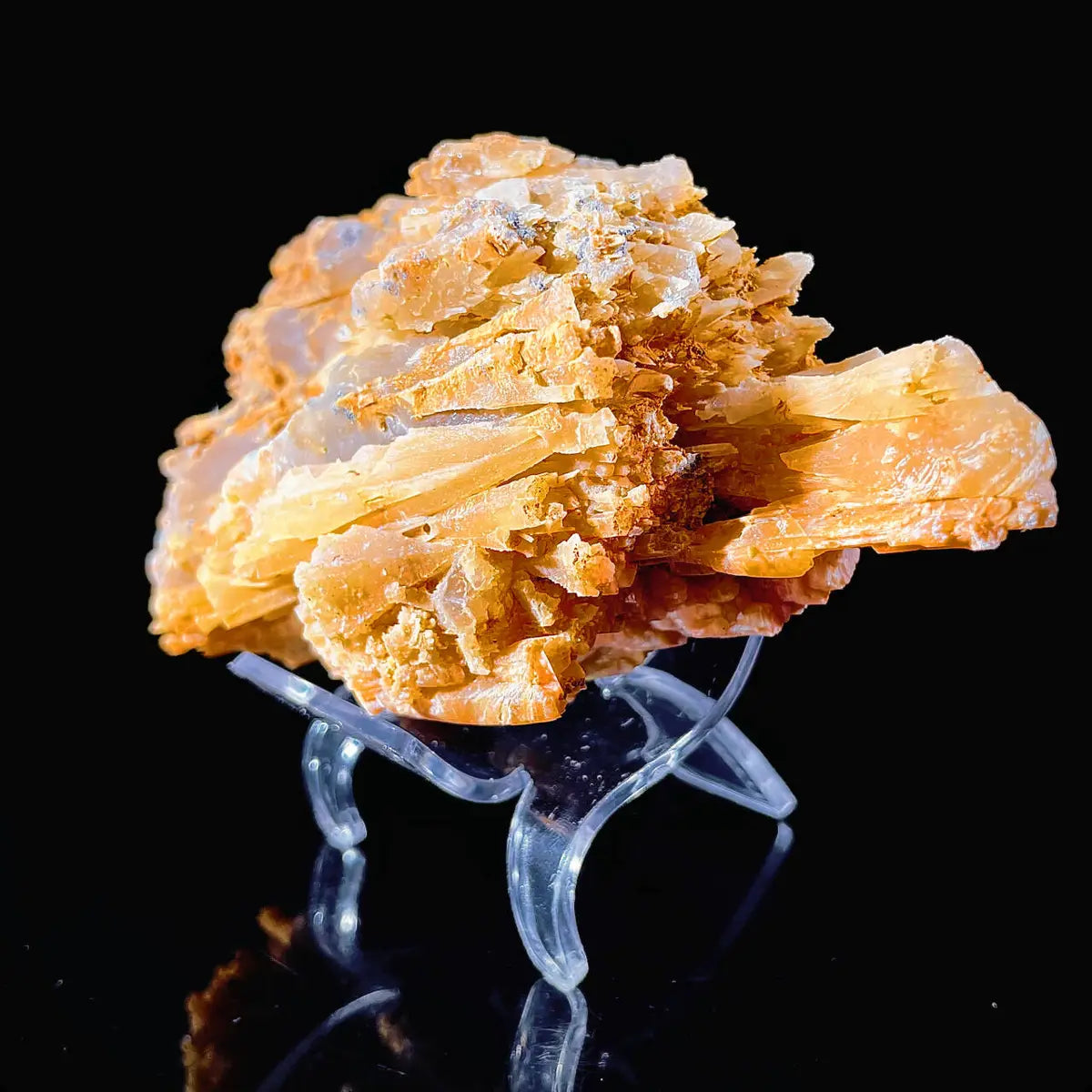HuNan yellow calcite| Natural Calcite Mineral Specimen from China | 520 g | 15*8*6 cm