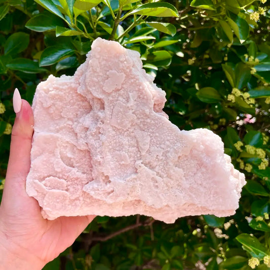 A842-American Light Pink Halite Crystal Cluster | Natural Pink Salt Mineral Specimen from USA | 920 g | 7*4*5.5 cm