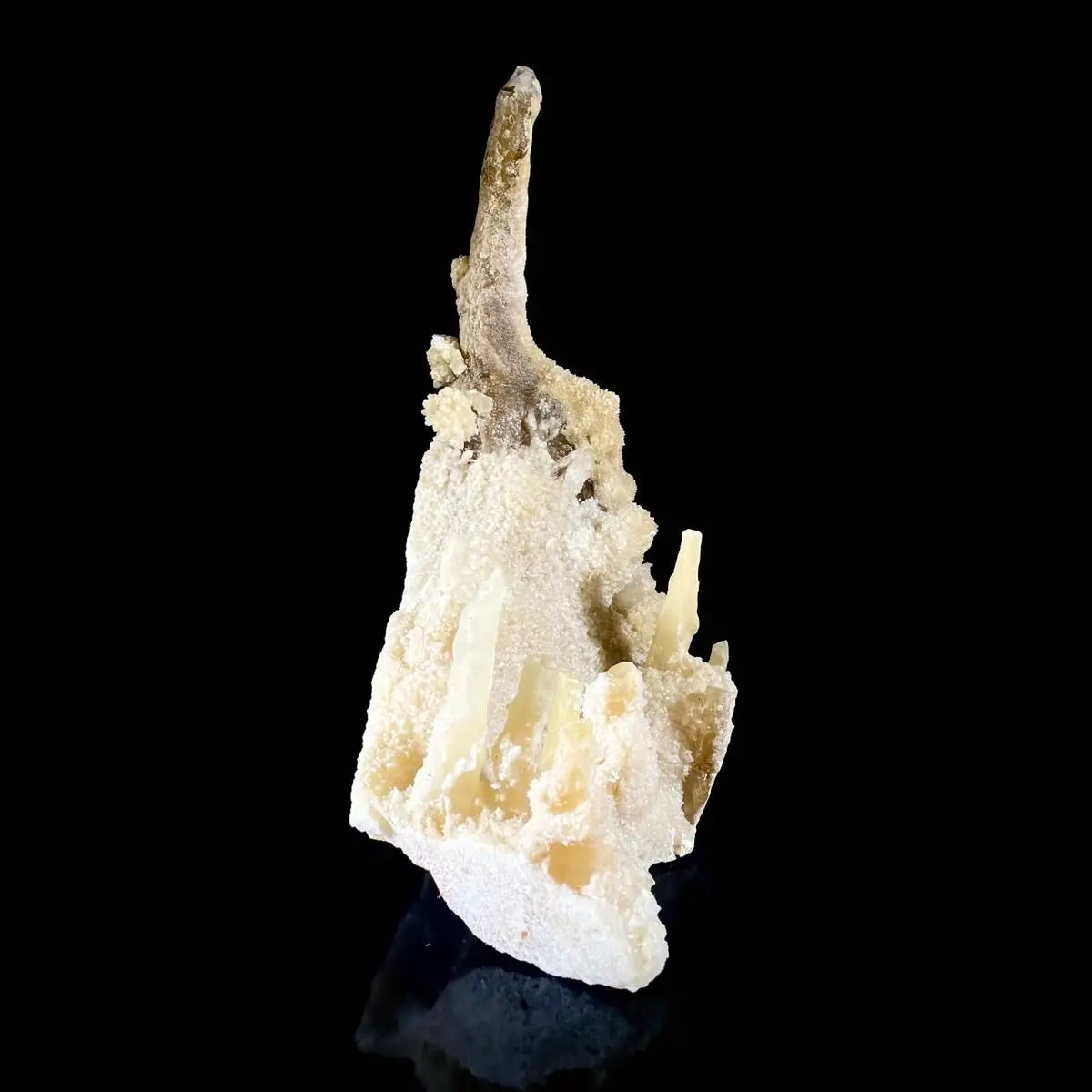 Natural Yunnan Stalactite Calcite Crystal Formation on Matrix | Rare Cave Mineral Specimen | Mineral Collection | 1720 g | 21*21*10 cm