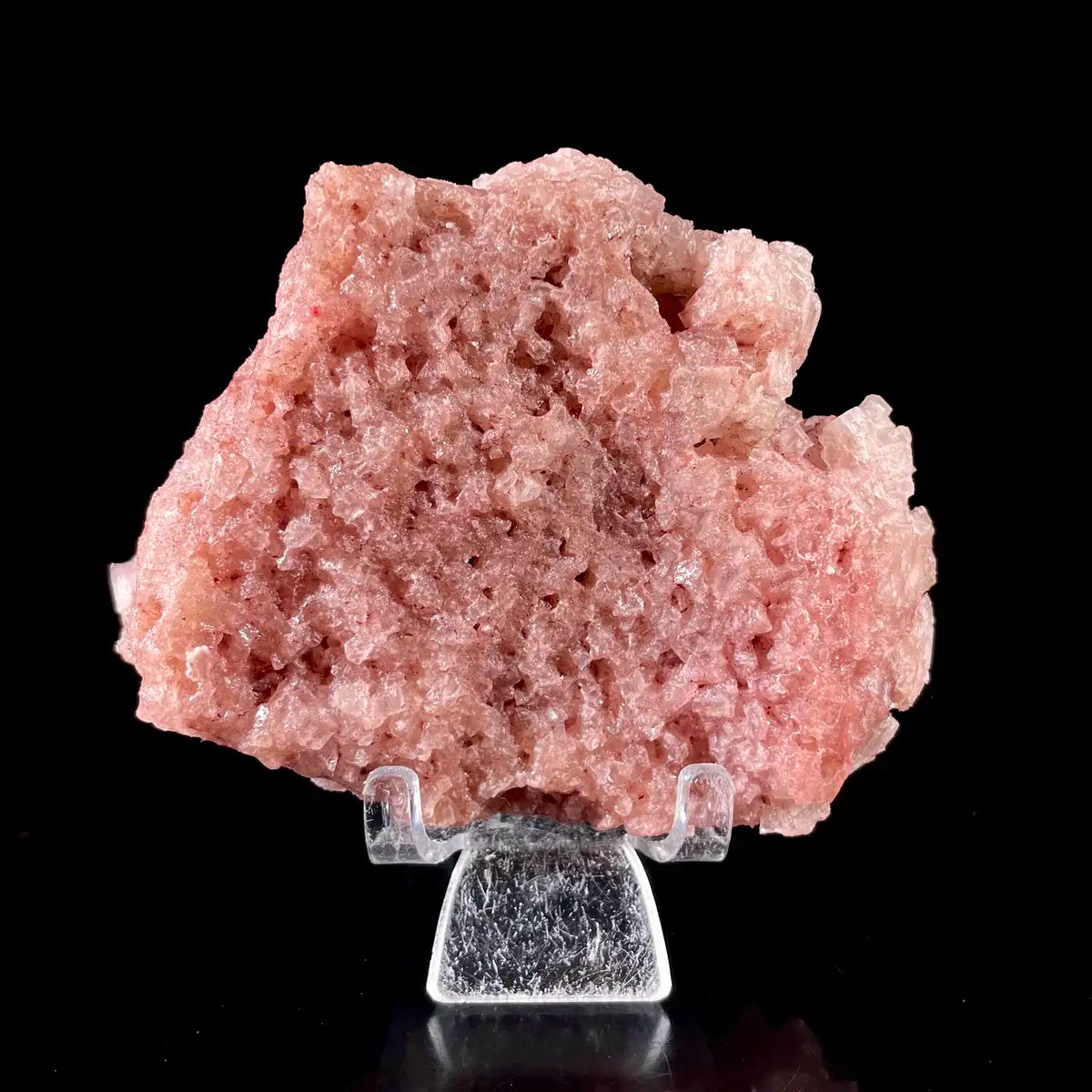 Pink Halite | Natural Bladed Halite Mineral Specimen | Rose-Form Crystal Formation | 220 g | 10.5*8*4.5 cm