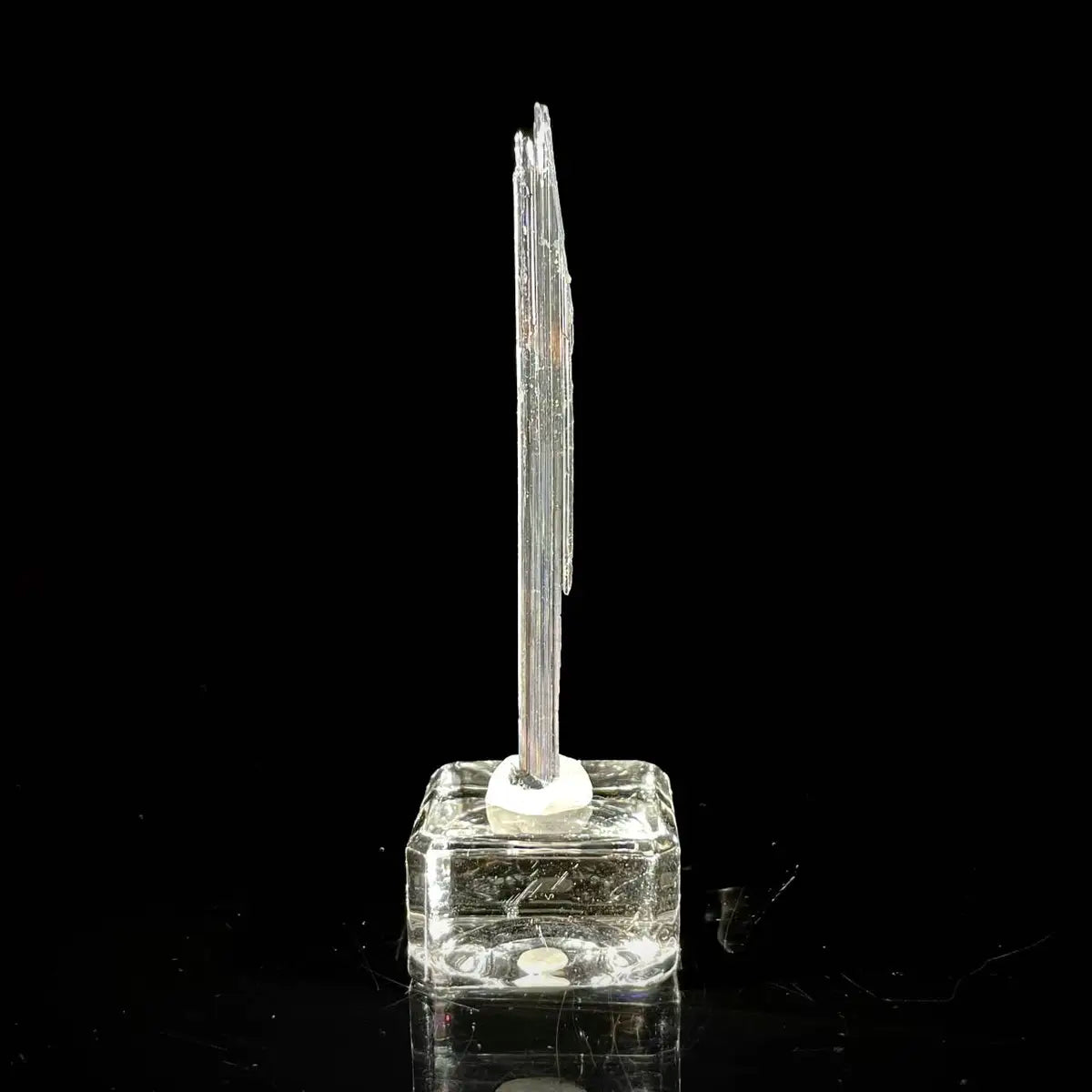 Stibnite Blade Crystal Cluster | Natural Antimony Sulfide Mineral Specimen | 1.5 g | 8 cm