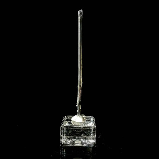 A882-Stibnite Blade Crystal Cluster | Natural Antimony Sulfide Mineral Specimen | 4.7 g | 10*0.4*0.4 cm