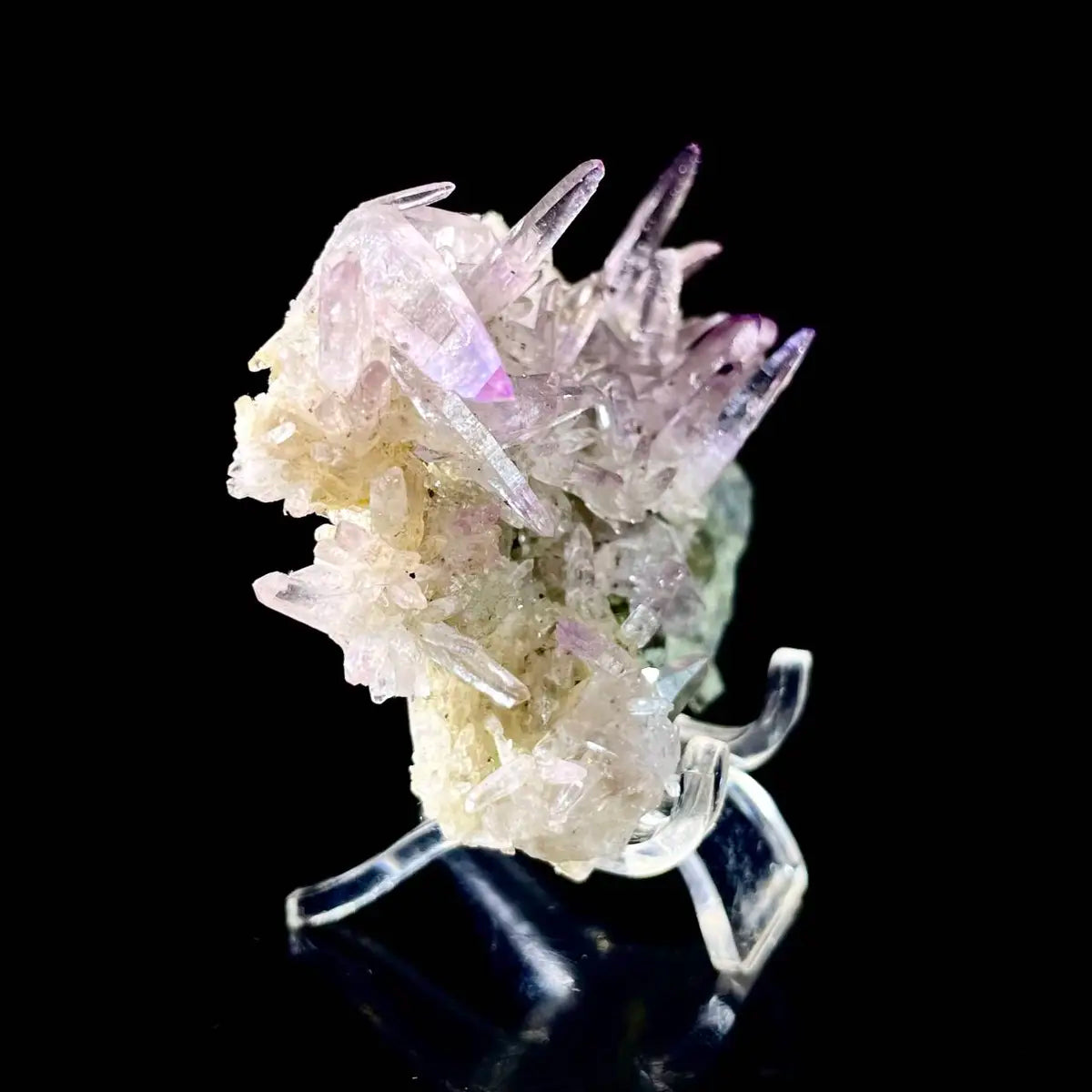 Natural Mexico Vera Cruz Amethyst | Rare Slender Amethyst on Matrix | Collector’s Grade | 40 g | 7.5*5.5*3 cm