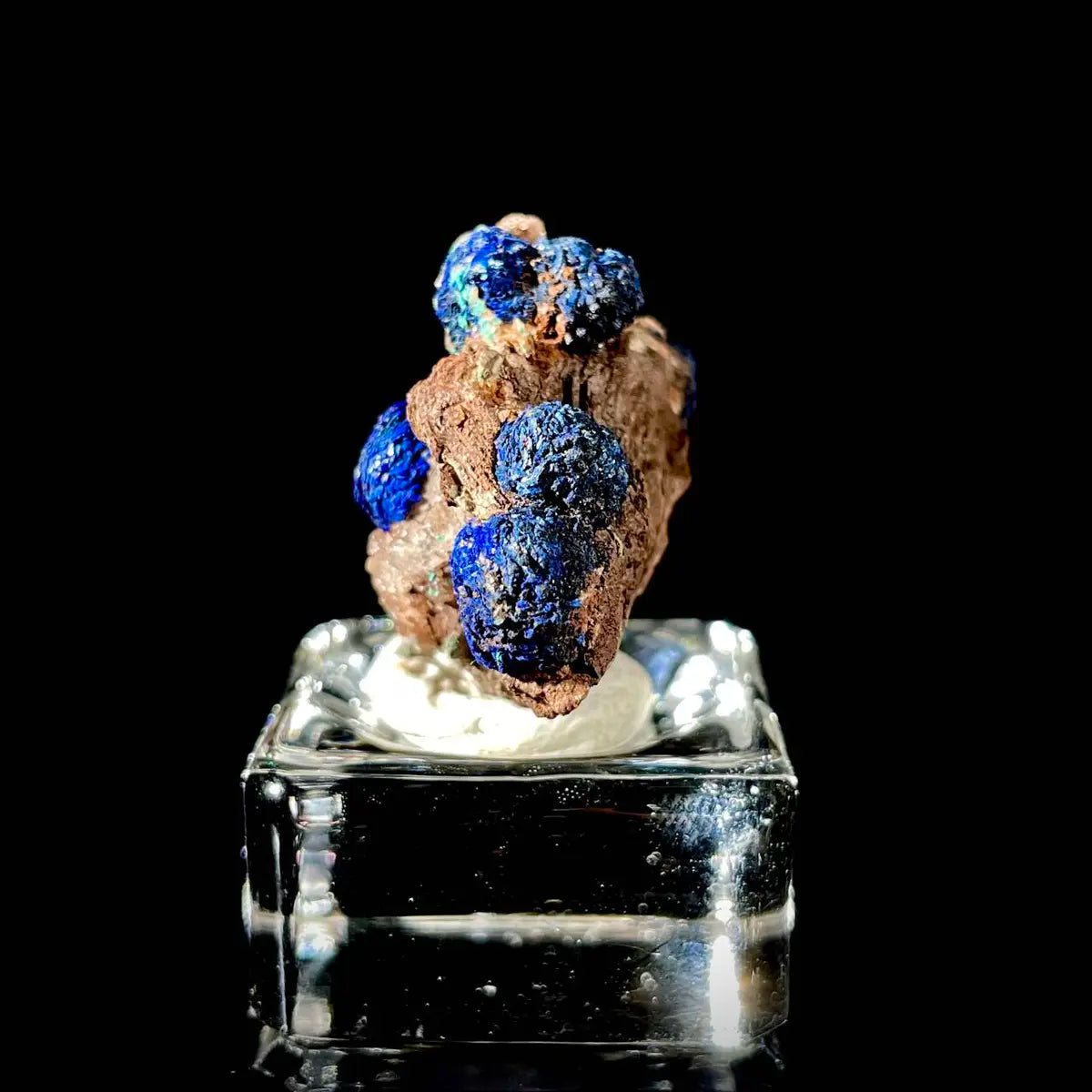 Anhui Azurite with Malachite Crystals on Matrix | Natural Copper Mineral Specimen | Rare Association Piece | 17 g | 4*3*1.5 cm