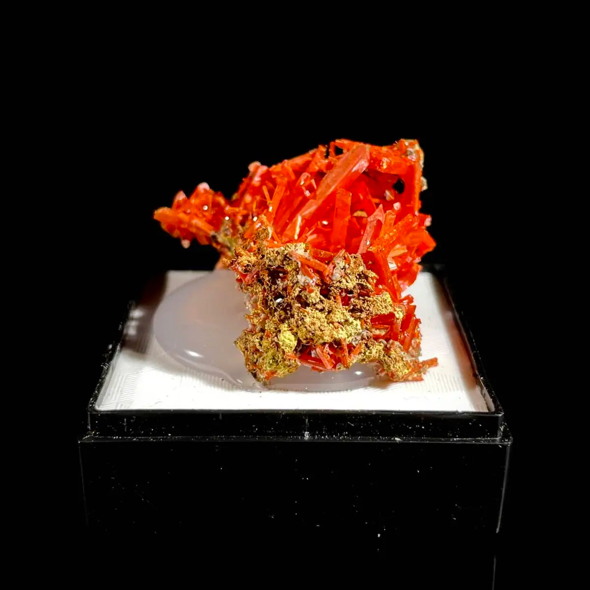 Natural Australian Crocoite Crystal Specimen | Rare Lead Chromate Mineral on Matrix | Collector’s Grade | 3*3*2 cm